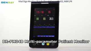 BR-PM04B Wieloparametrowy monitor pacjenta