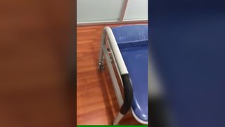 Krzesło dla asystenta malowane proszkowo