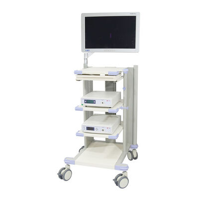 Crash Cart Hot Sale Luxurious Wireless Laptop Nursing Trolley Medical Doctor Workstation Deak With Wheels Computer Trolley