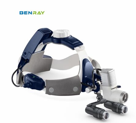 BR-HL08 Operatorzy operacyjni Zwiększacz soczewek akrylowych Paska głowy LED Światło Klinika medyczna Stomatologiczna Chirurgiczny zintegrowany reflektor Wbudowany